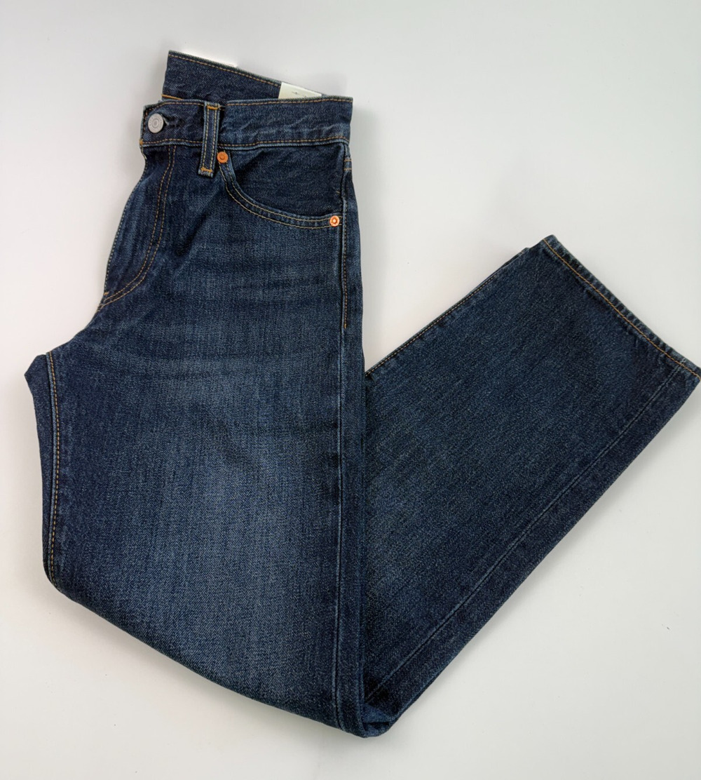Levi's Premium Men 555 Relaxed Fit Straight Leg Zip Fly Jeans 28x30 Blue NWT